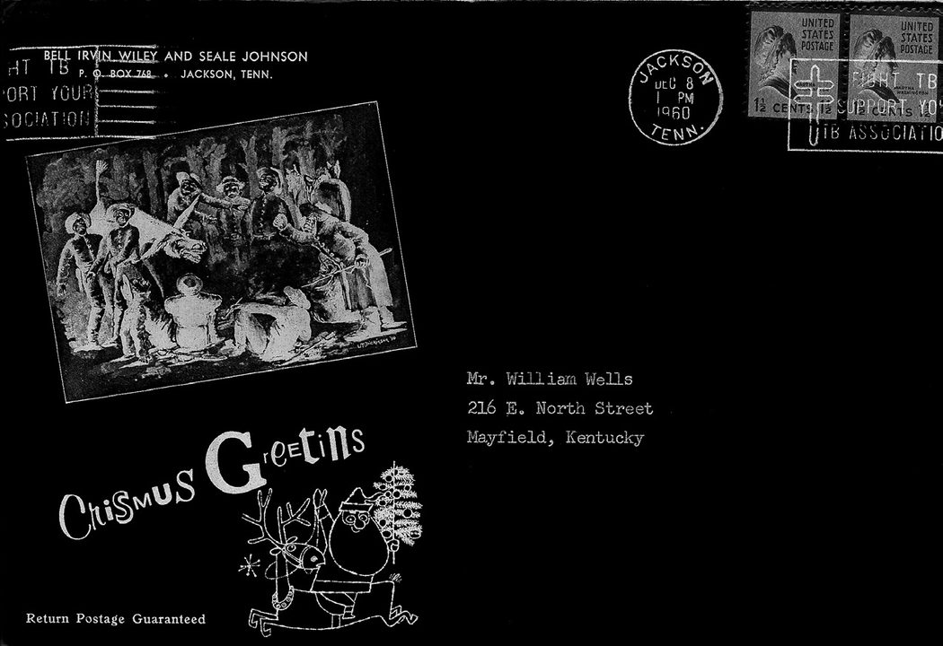 McCowat-Mercer sent Christmas cards in 1960 to friends and customers of the press.