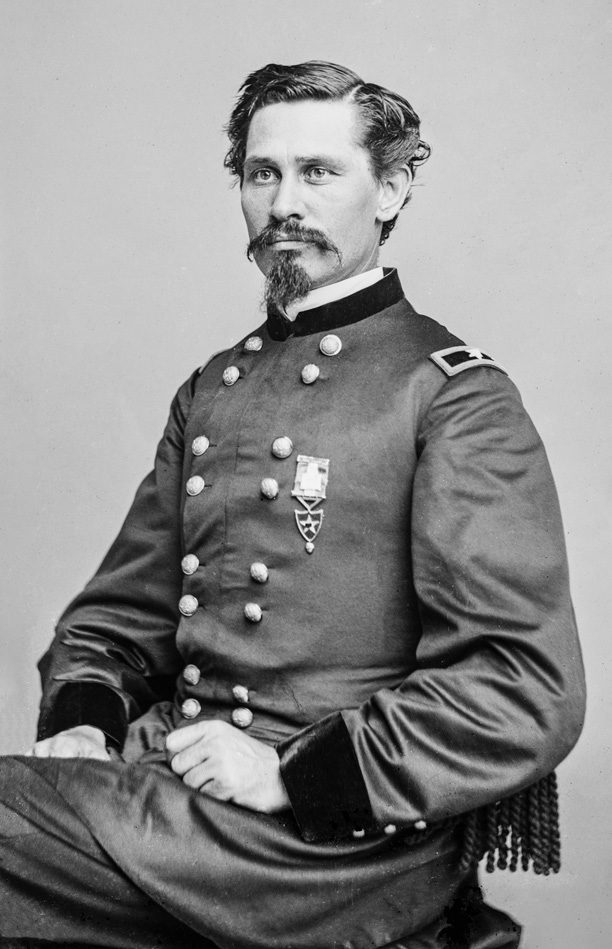 Orlando M. Poe was breveted to the rank of brigadier general of regulars at the end of the war. (Library of Congress)