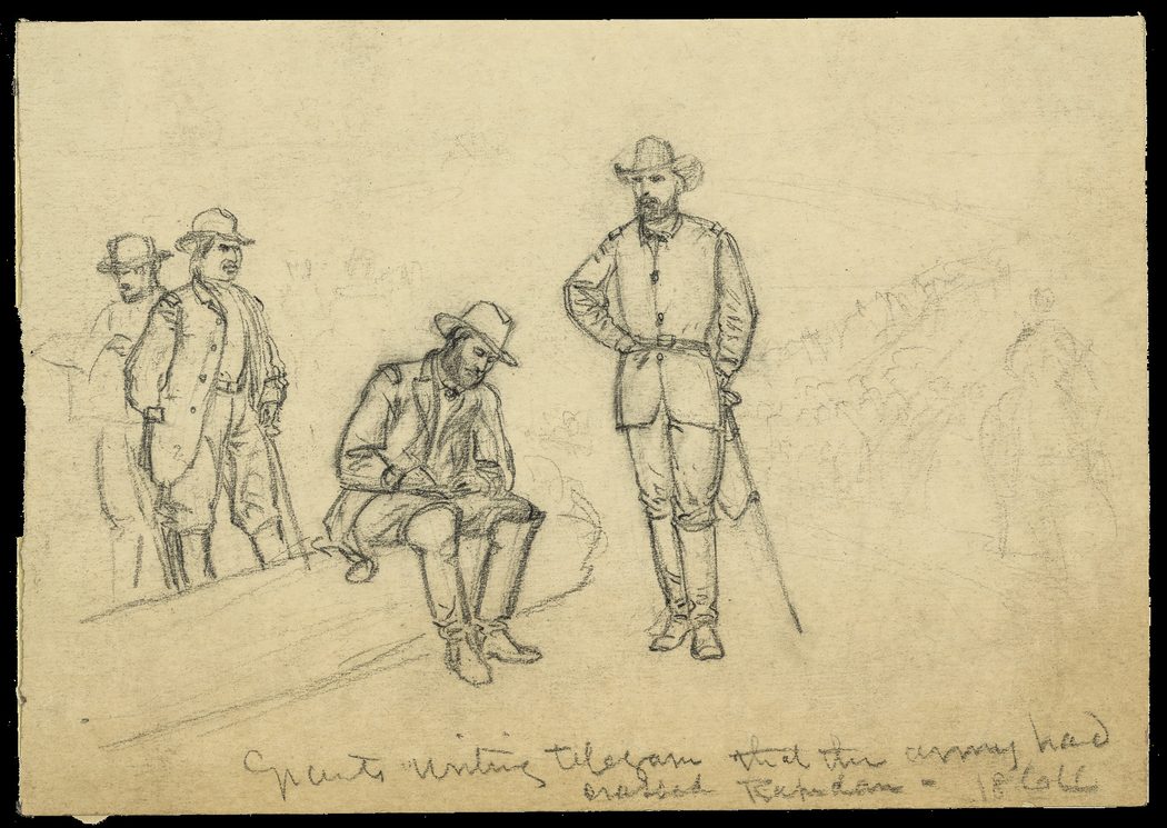 Although presenting an outward calmness, the Wilderness fighting tested Grant’s emotions. (Library of Congress)