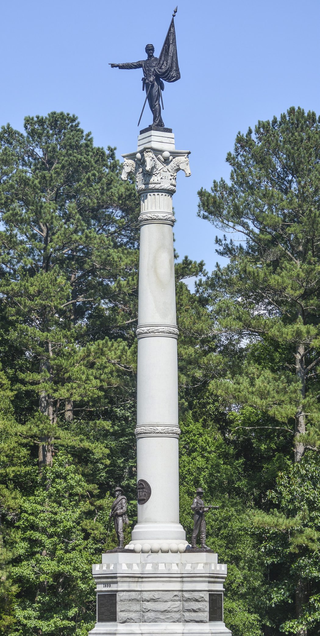 One grand and imposing monument. Photos by Gould Hagler.
