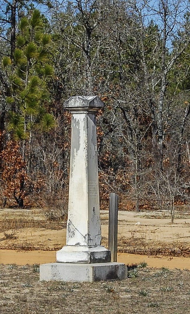 Memorial in cemetery #30, Fort Gordon.