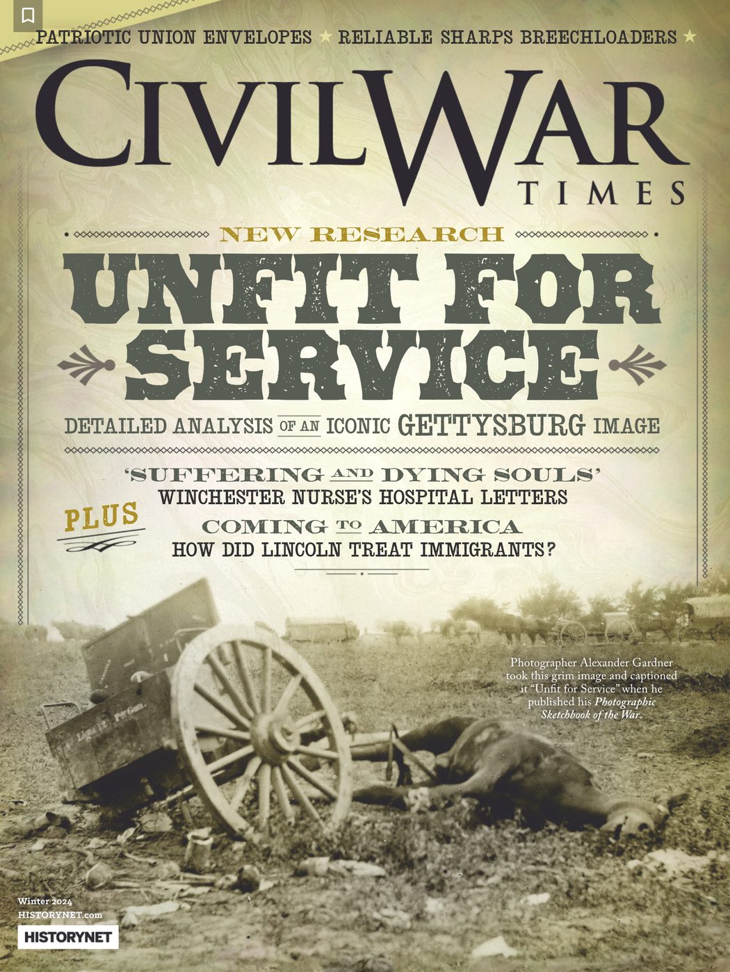Civil War Times, Winter 2024 issue.