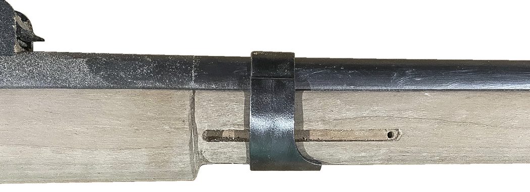 Fitting the barrel band.