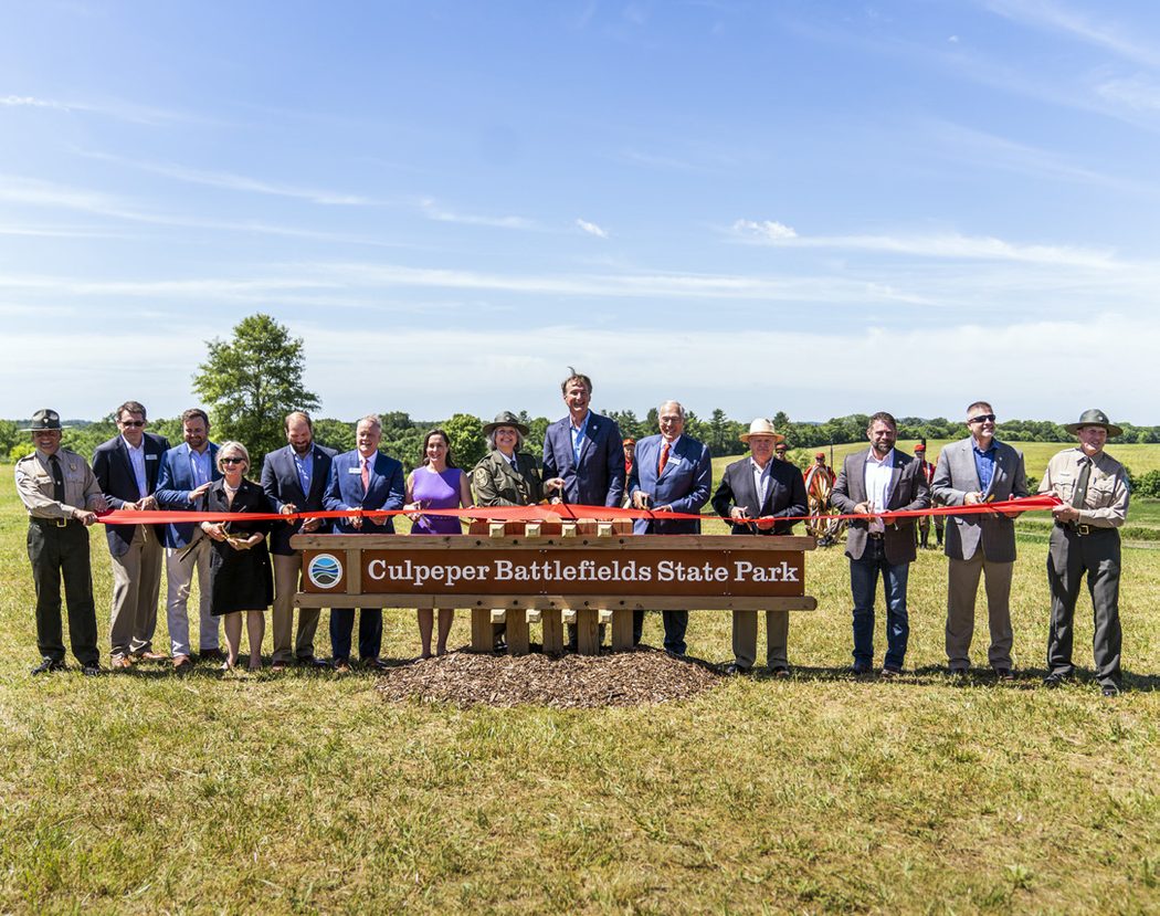 Dedication Ceremony of Virginia’s 43rd State Park, the Culpeper Battlefields State Park. (American Battlefield Trust)