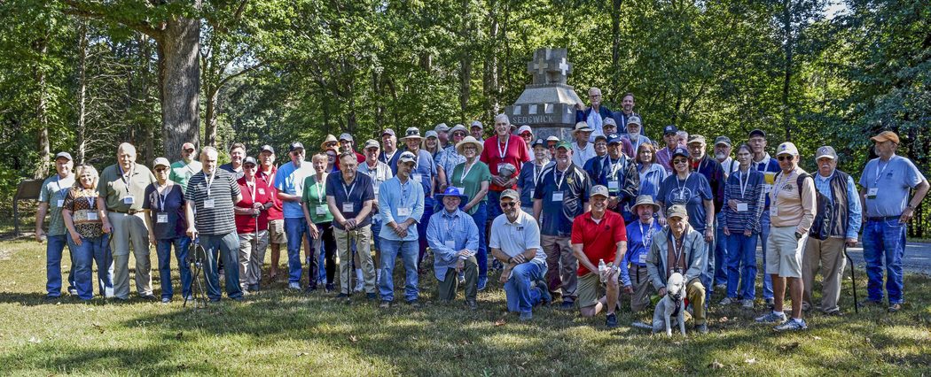 CVBT Members on a tour of the Spotsylvania Battlefield, in 2025. (Lisa Van Winkle)