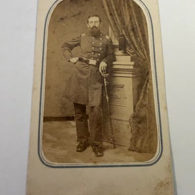 Carte de visite of Lieutenant Colonel Edwin Schall, 51st Pennsylvania, killed at Cold Harbor